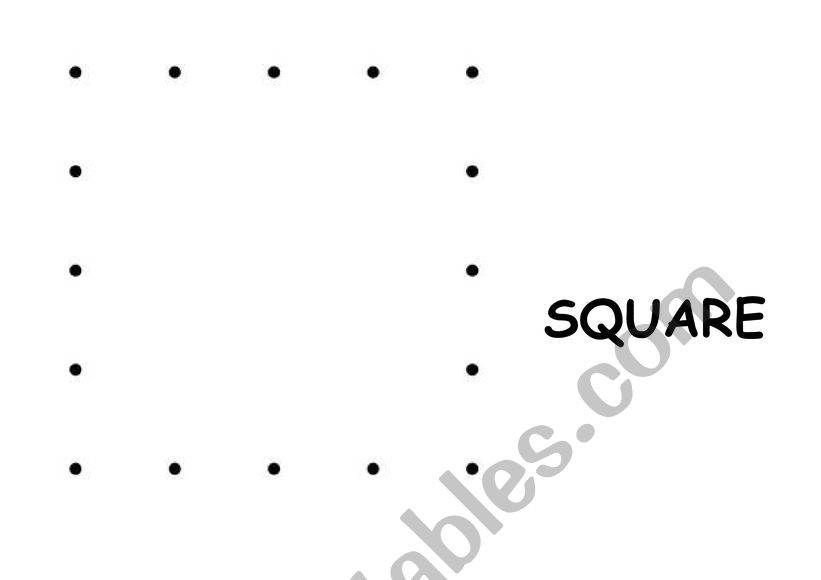 SHAPES-SQUARE  worksheet