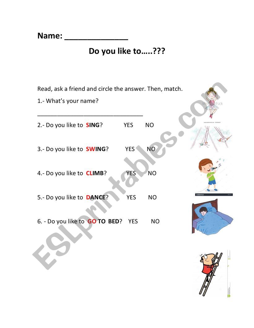 do you like dancing esl worksheet by b gonzalez1991