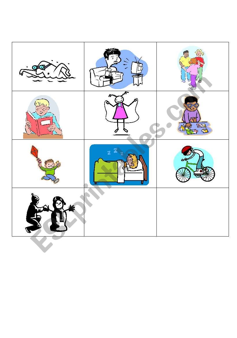 MEMORY GAME worksheet