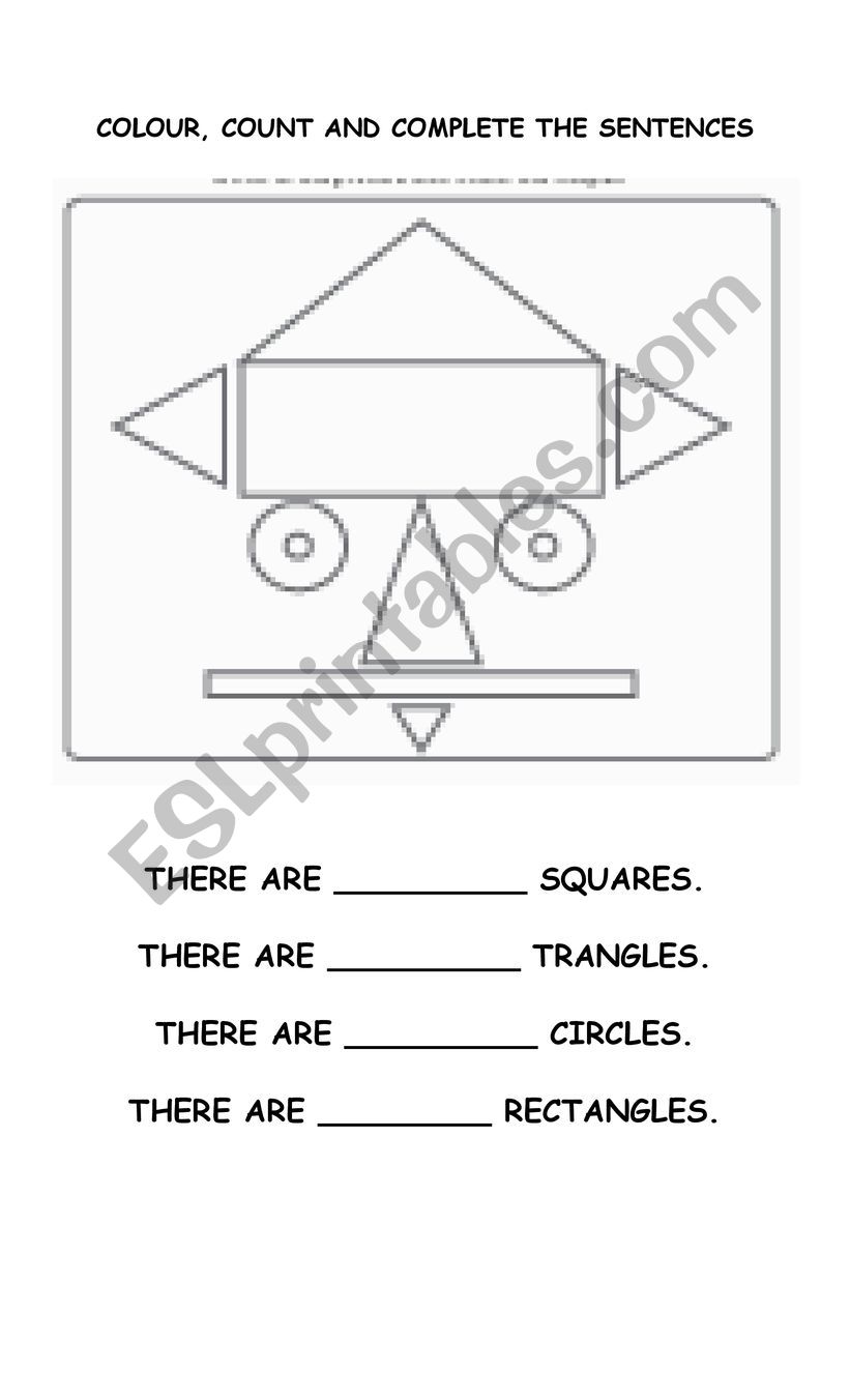 Shapes worksheet