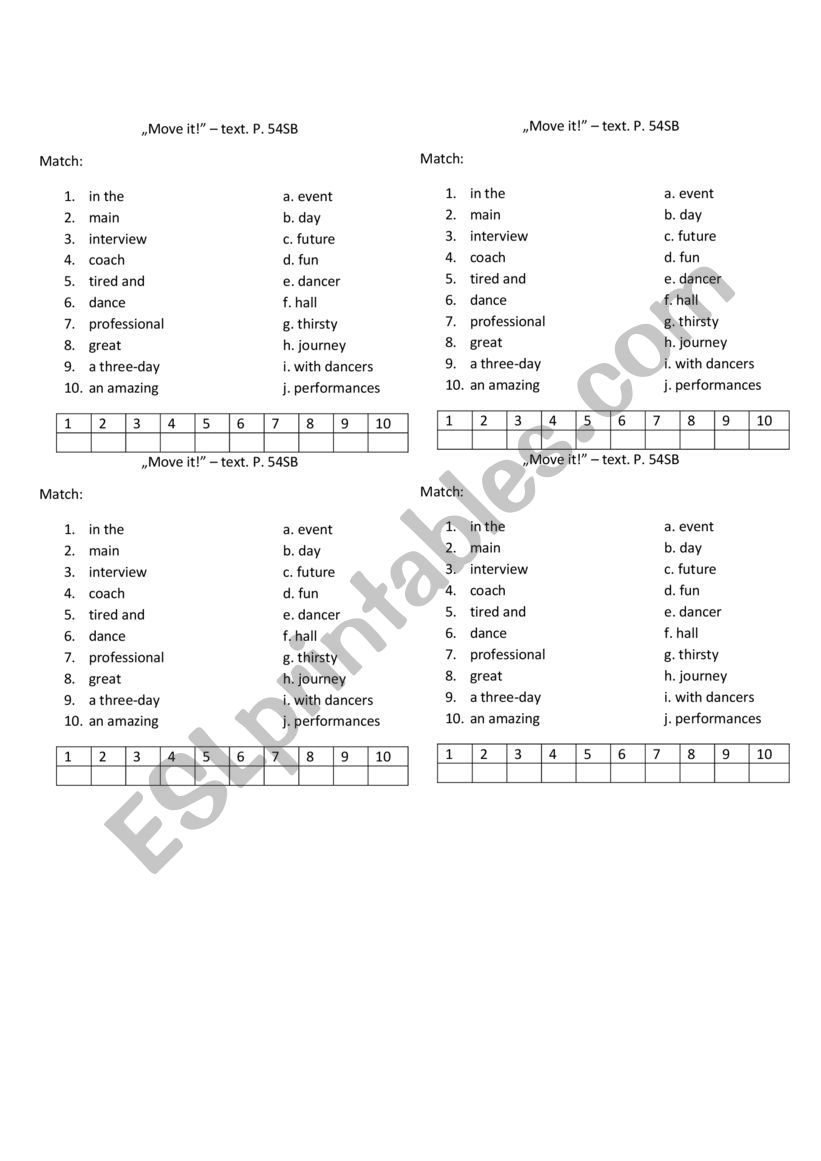 vocabulary exercises worksheet