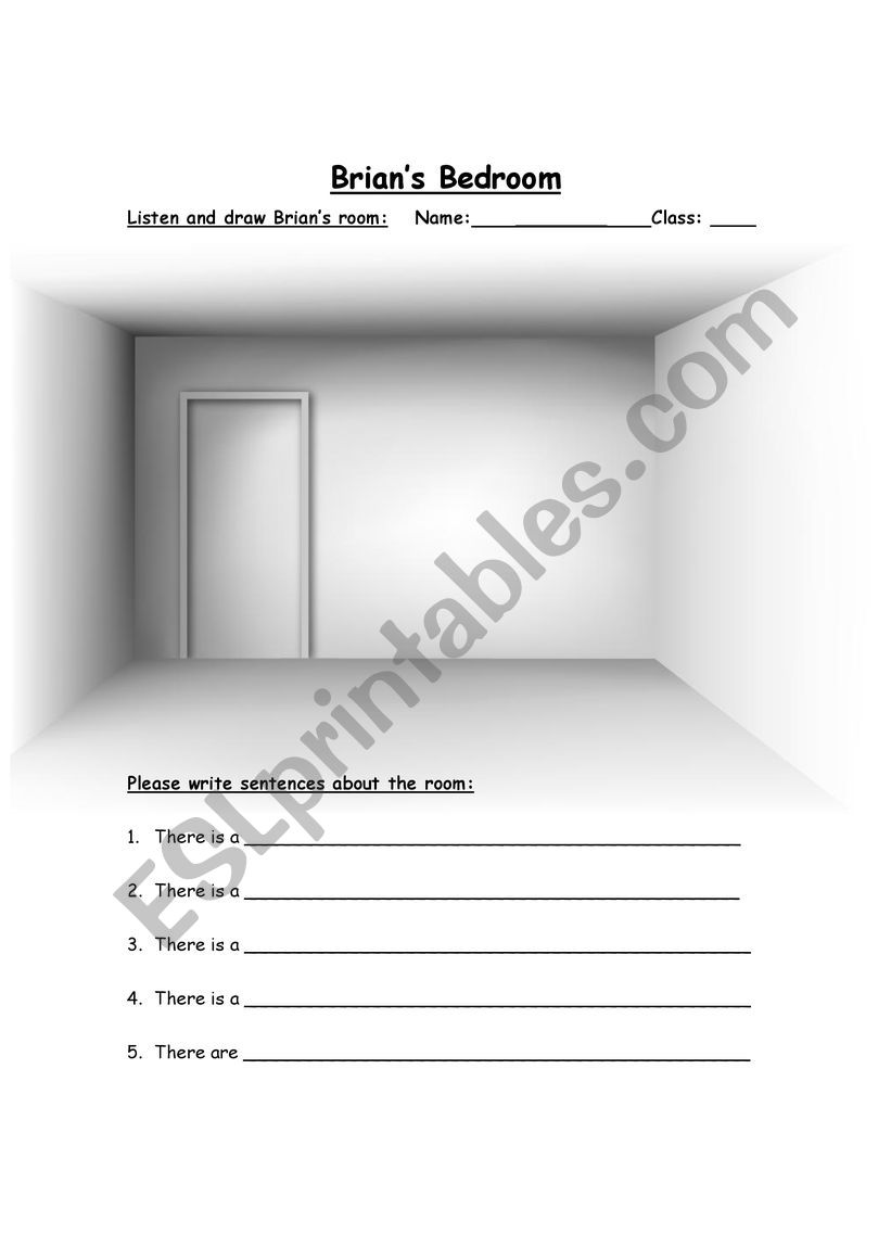 Listening activity worksheet