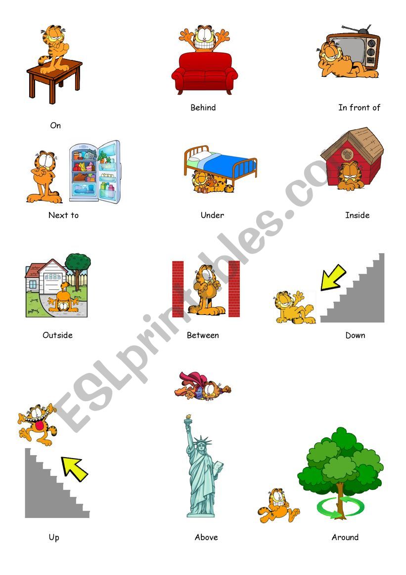 Prepositions worksheet