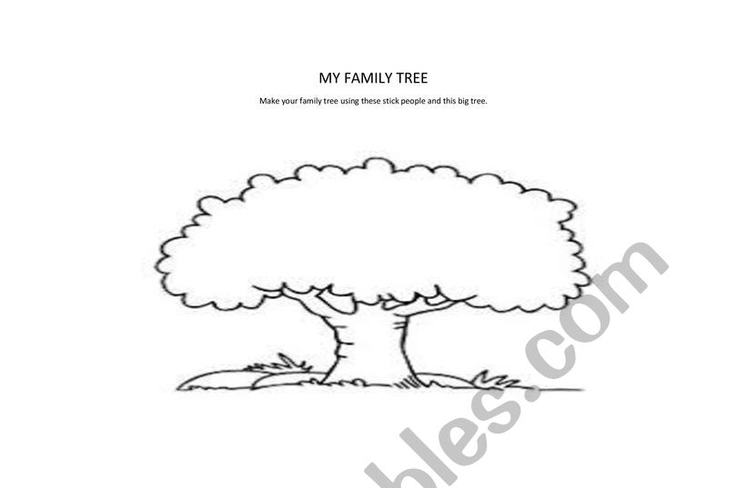 MY FAMILY TREE worksheet