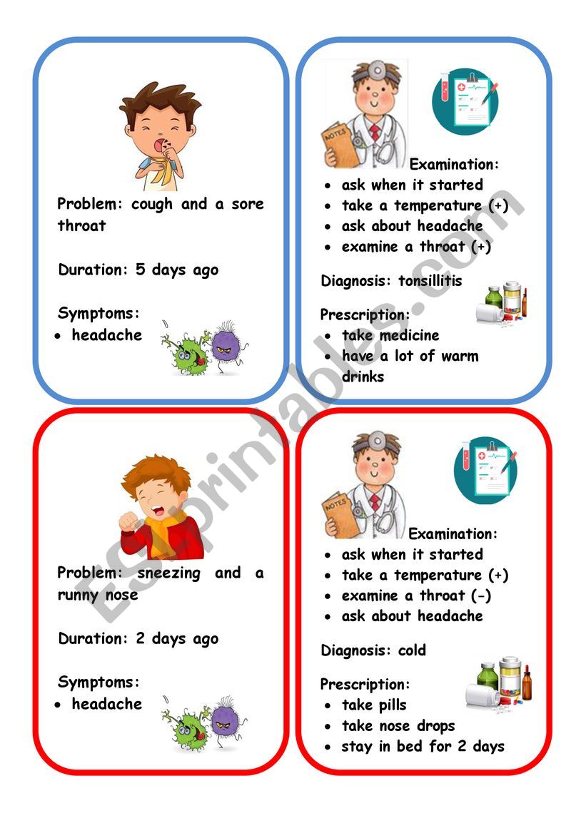 health worksheet