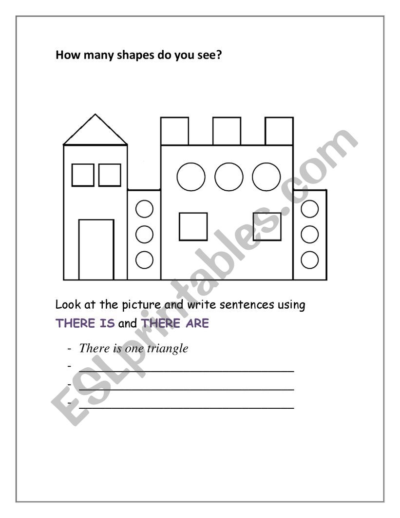 Shapes  worksheet