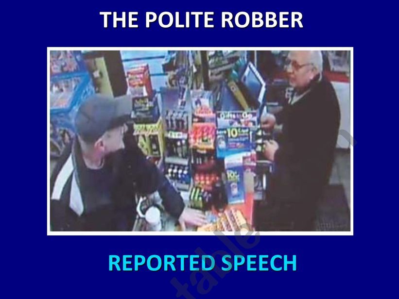 The Polite Robber worksheet