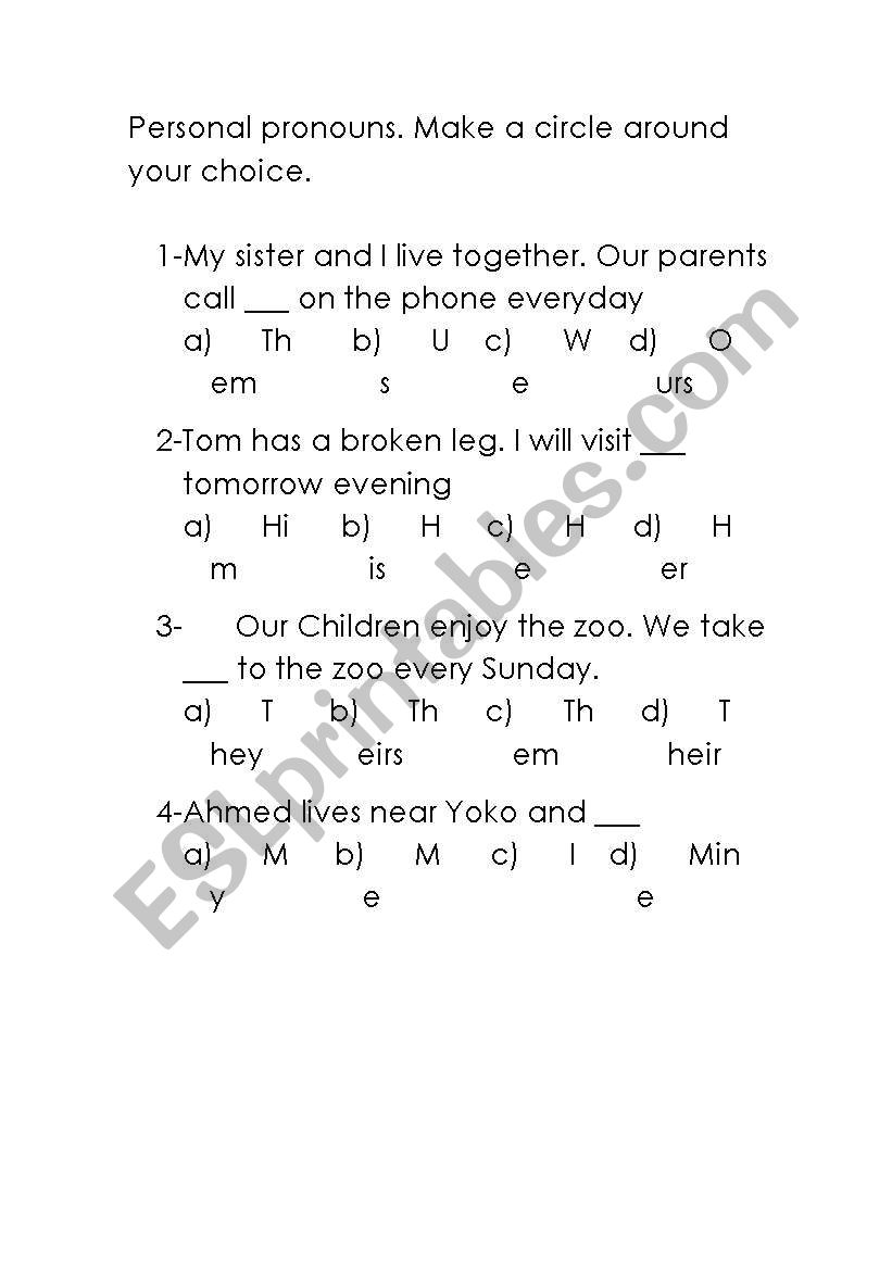 practice  worksheet