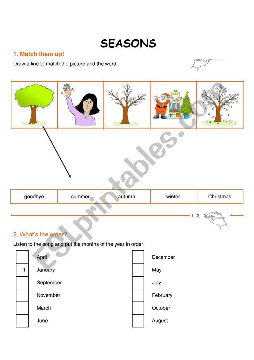 season  worksheet