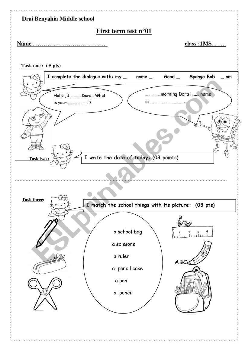 activities for children worksheet