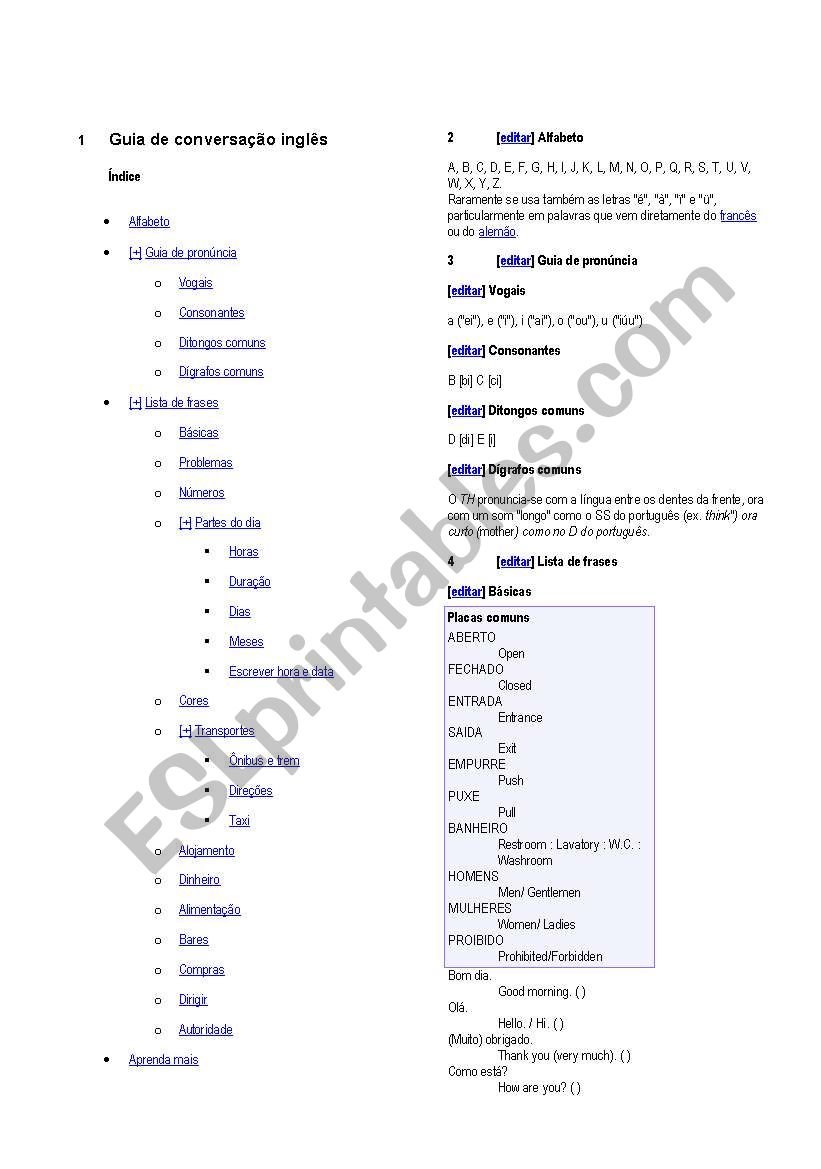 Dialogos worksheet