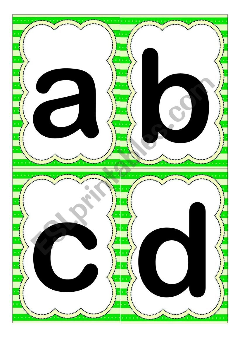 Alphabet A Z ESL Worksheet By Iiwspz