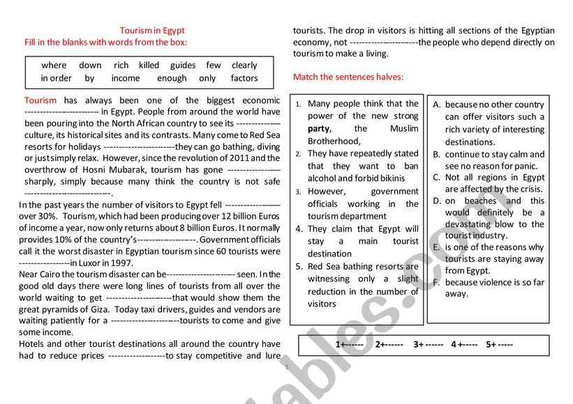 Tourism and holidaying   4th form language 