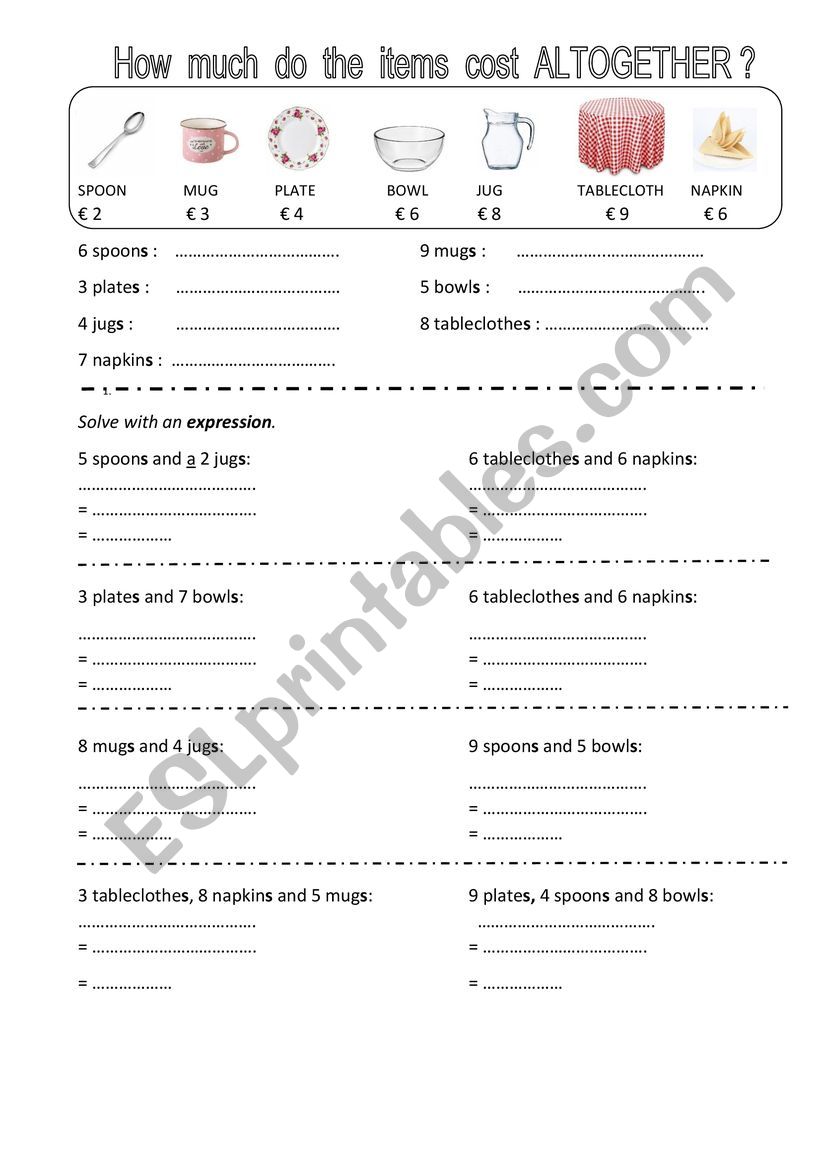 SOLVE MATHEMATICS PROBLEMS BY AN EXPRESSION