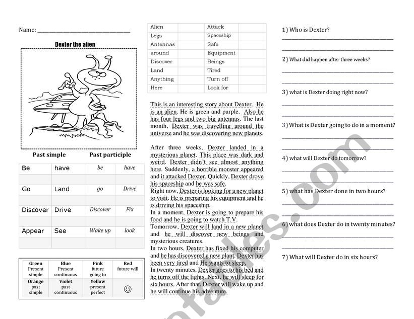 reading esl worksheet by andresyan19