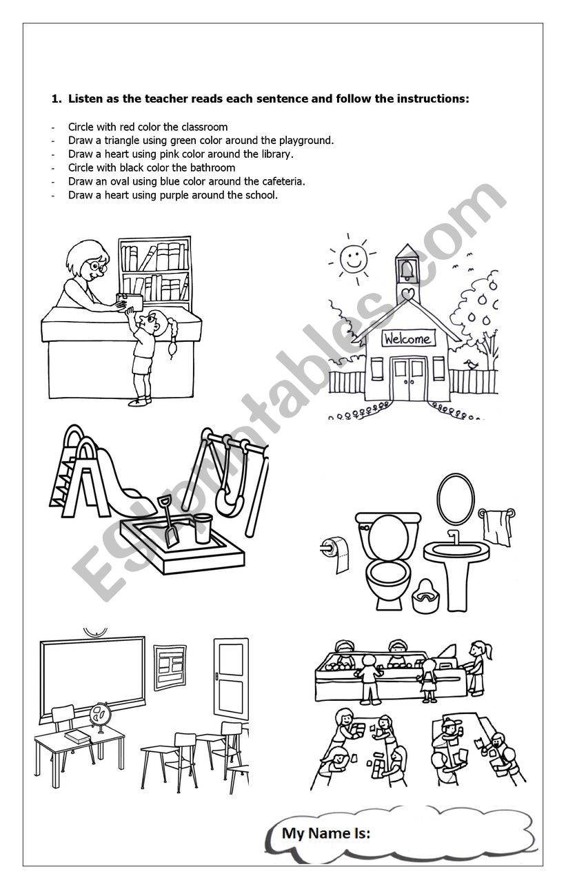 School places- dependencies worksheet