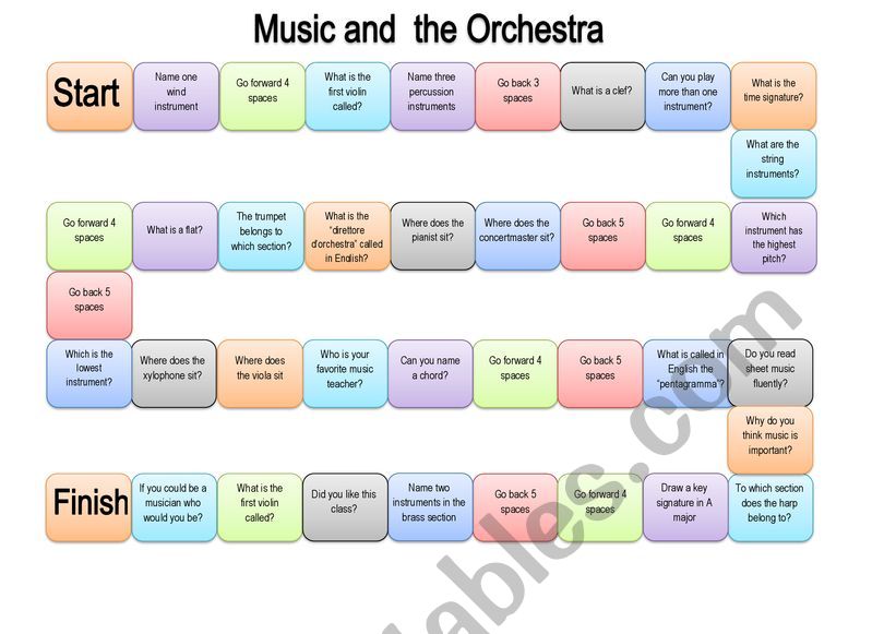 Lets Play with Music worksheet