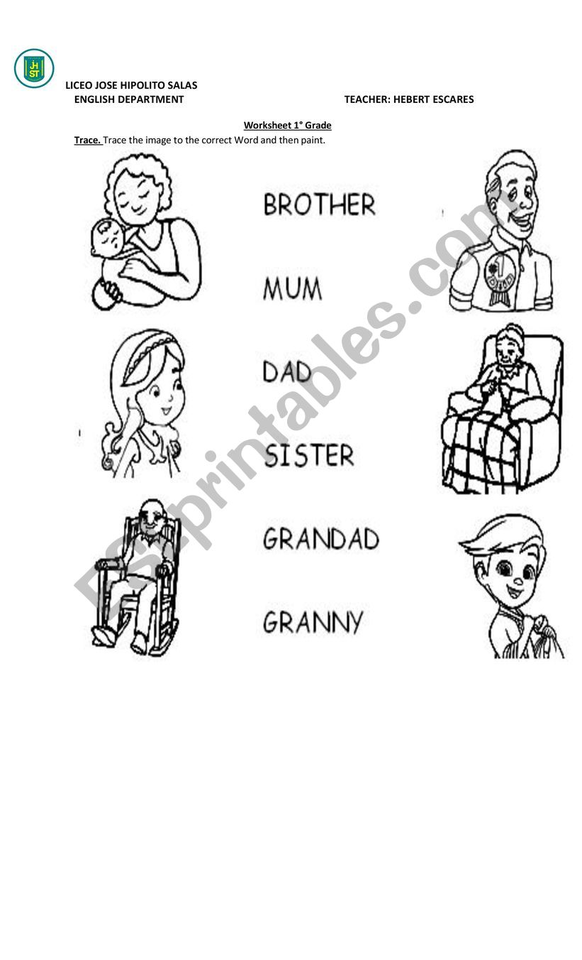 The family worksheet