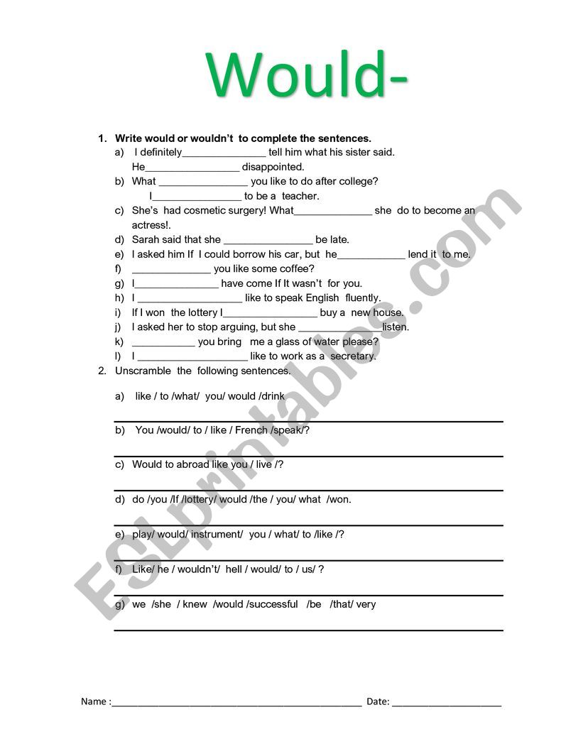 would-and-wouldn-t-esl-worksheet-by-isselg