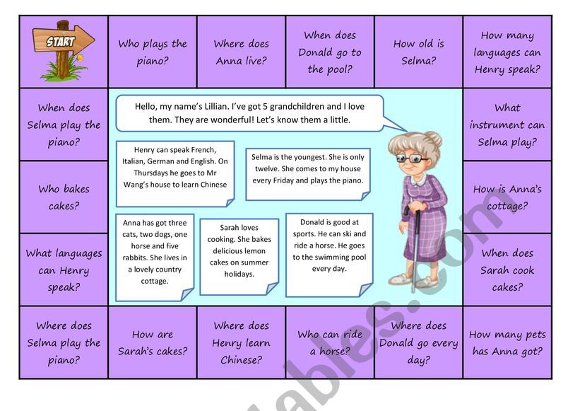 Question board game vs reading