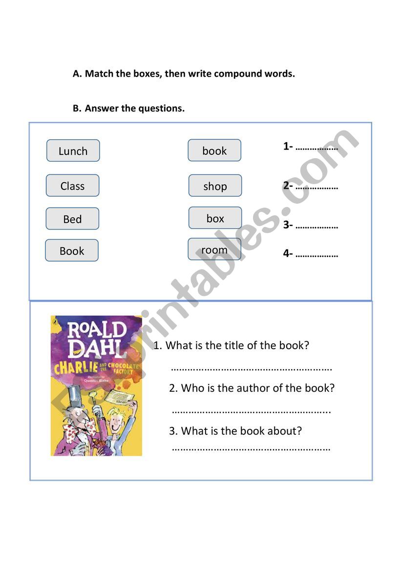 Compound Nouns  worksheet