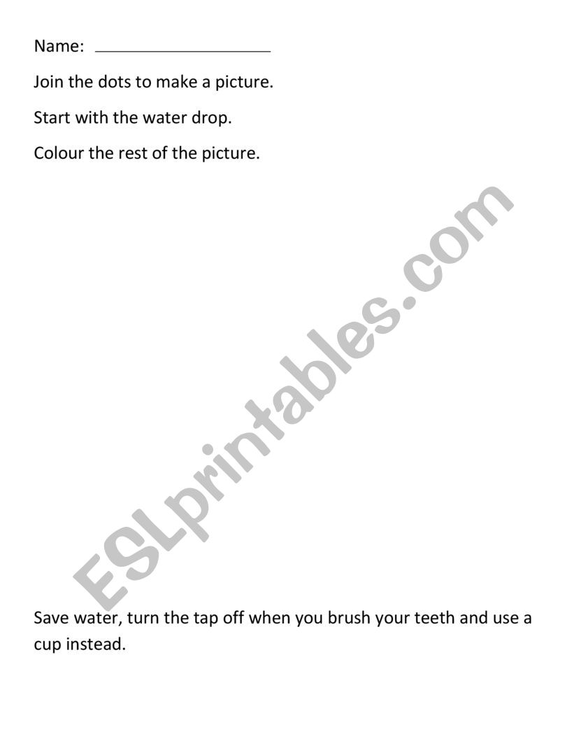 close the tap worksheet