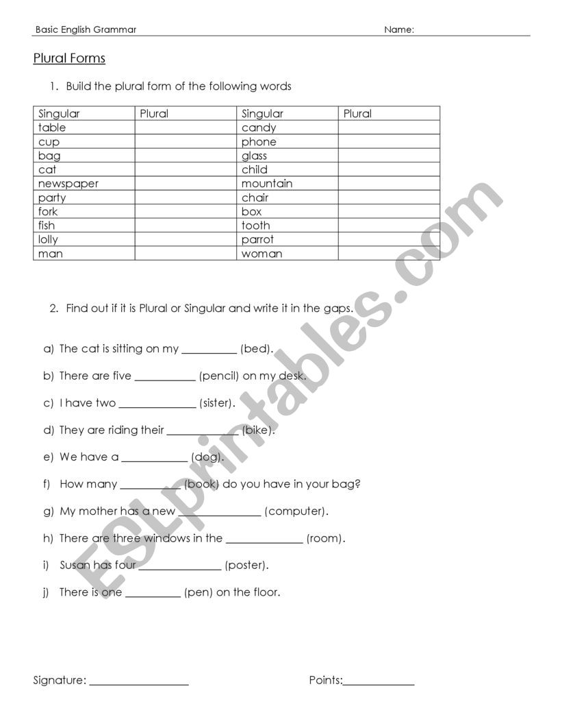 Grammar checks - all tenses worksheet