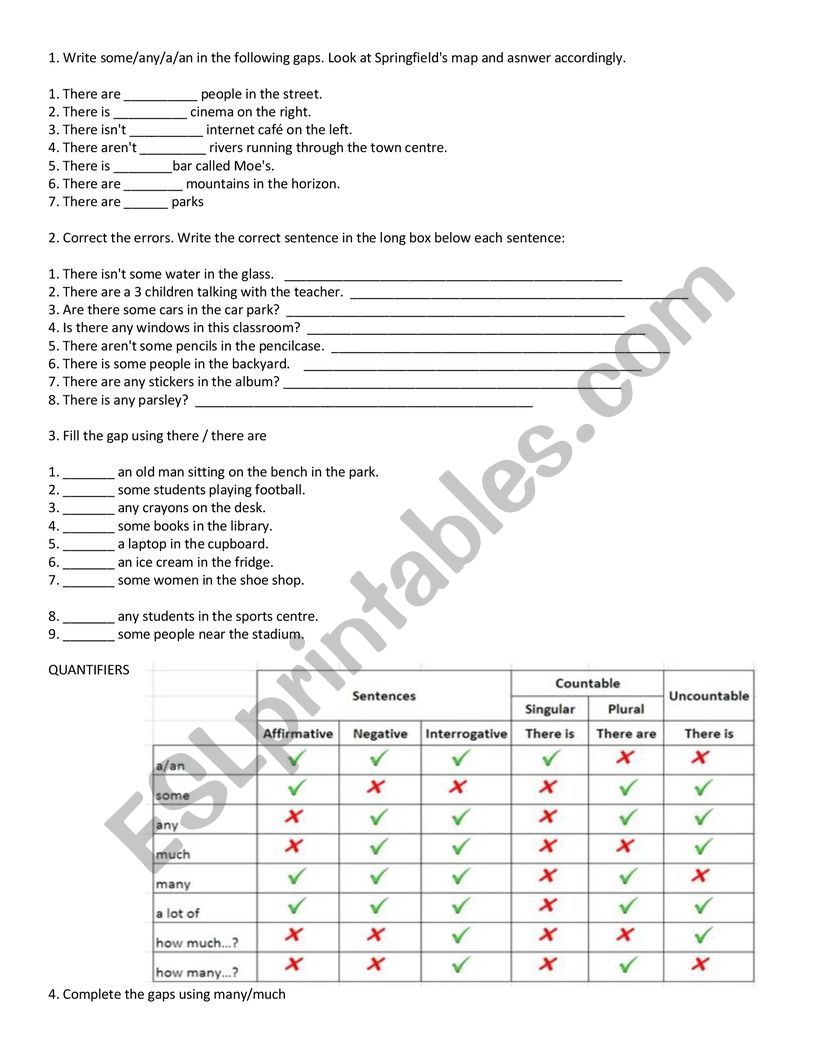 quantifiers worksheet