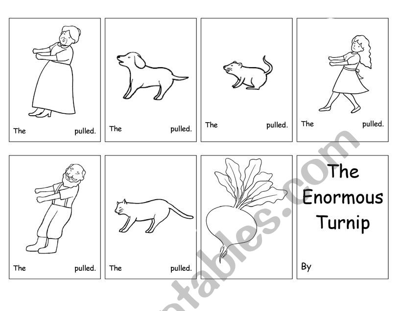 The giant turnip worksheet