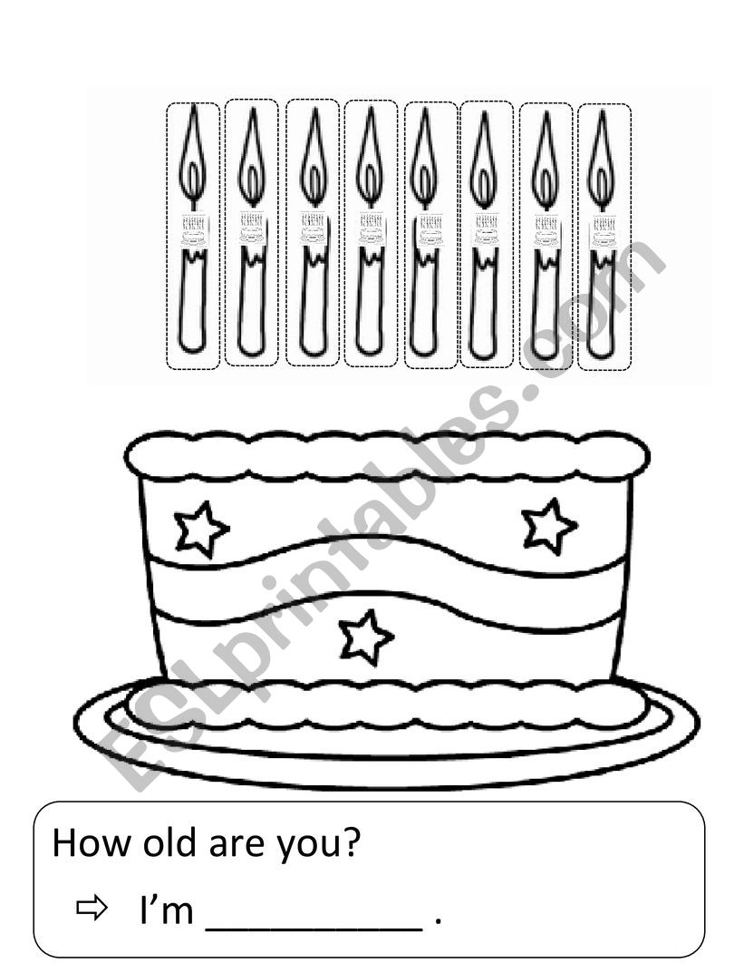 how old are you - ESL worksheet by maisienguyen1012