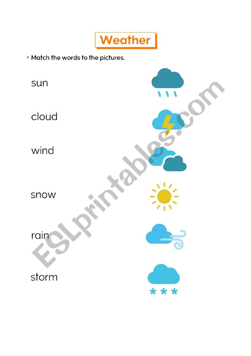 weather worksheet