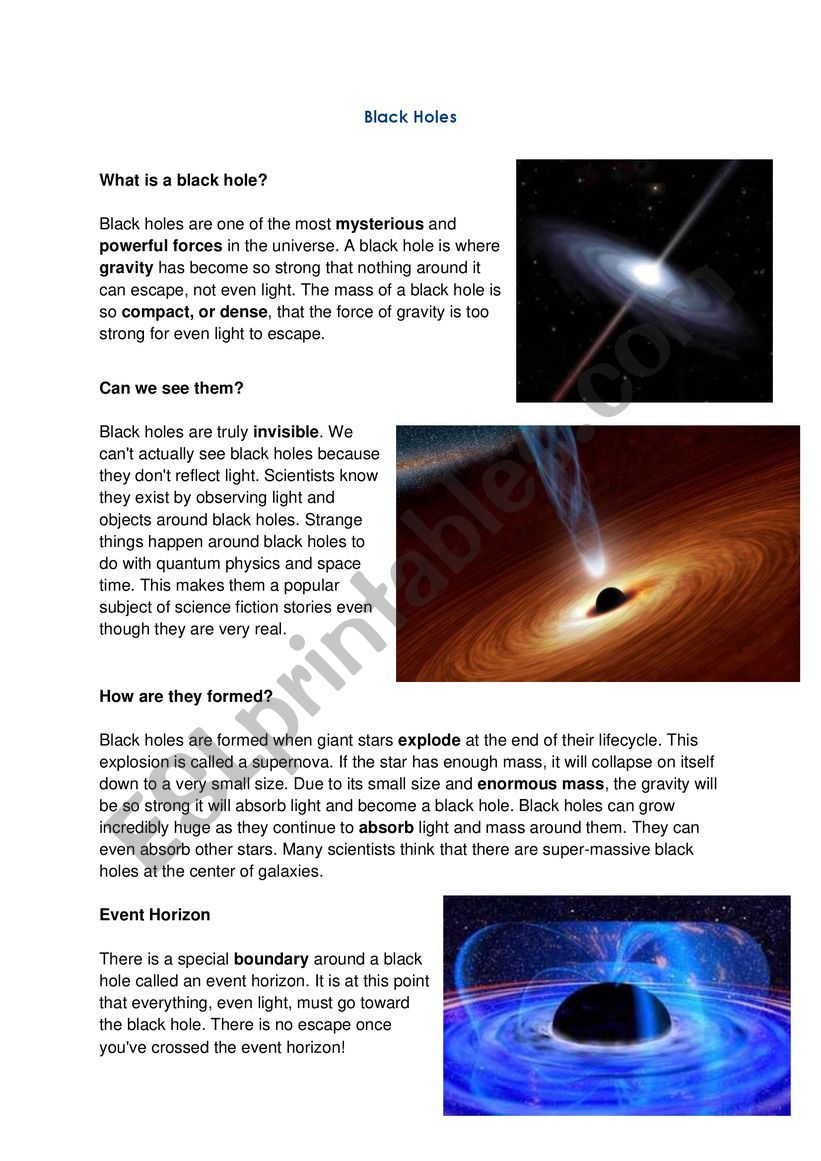 SPACE VOCABULARY worksheet