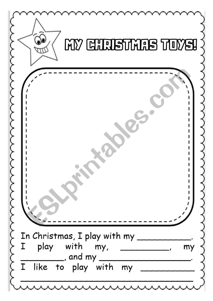 My Christmas Toys worksheet