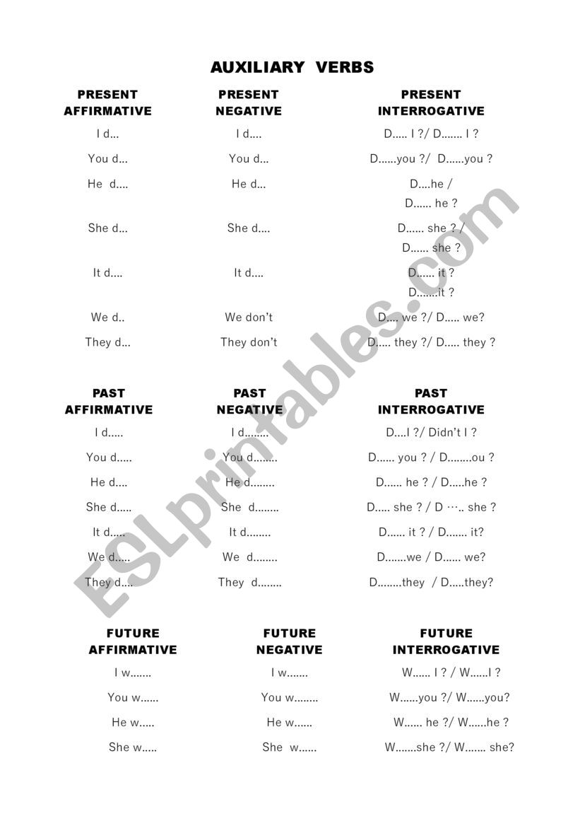 plural nouns worksheet