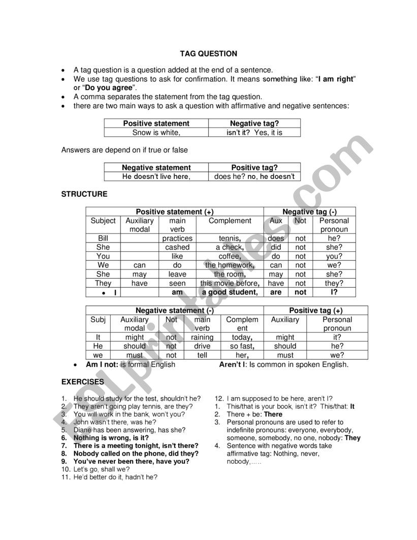 Articles worksheet