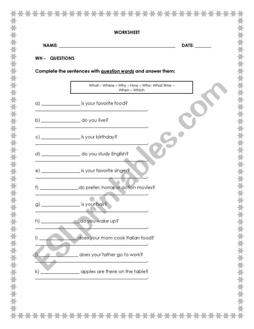 Wh - questions, nationalities, comparatives