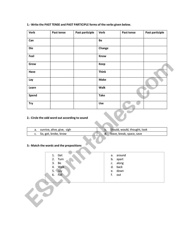 i will survive worksheet