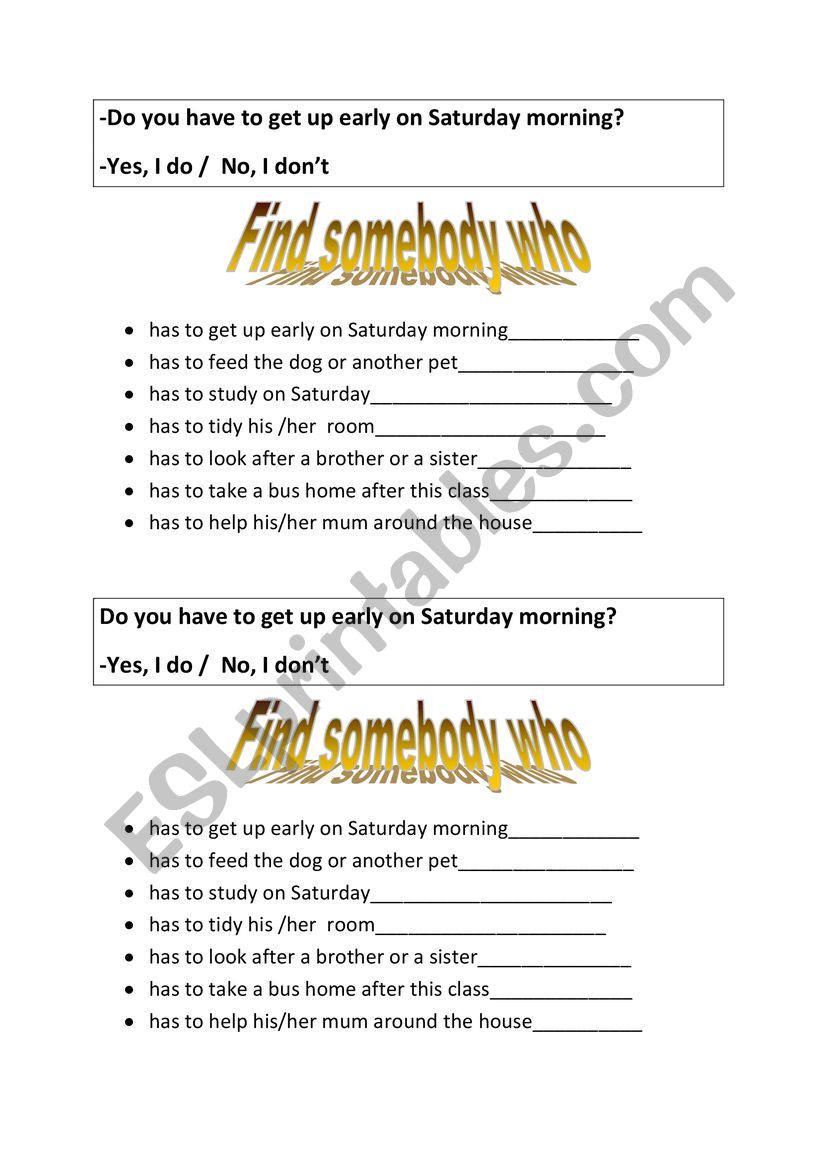 Have to_find somebody who worksheet