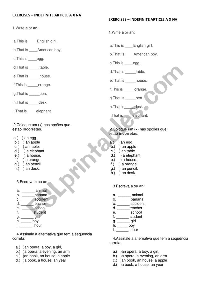 Articles A X AN worksheet