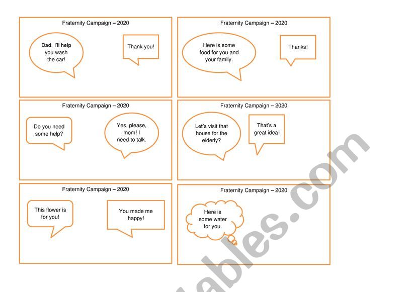 Fraternity Campaign - 2020 worksheet