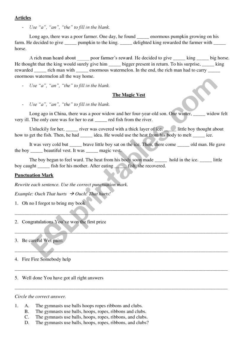 Mixed Grammar exercises worksheet