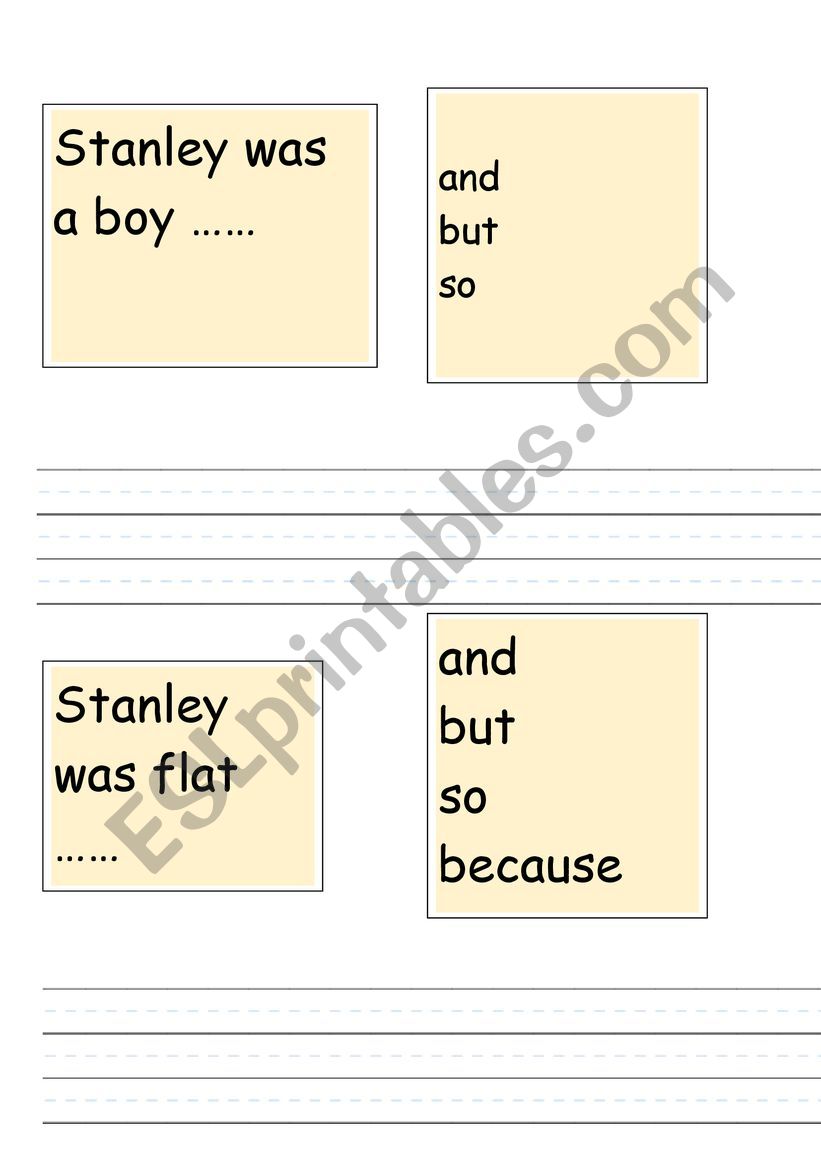 Flat Stanely worksheet