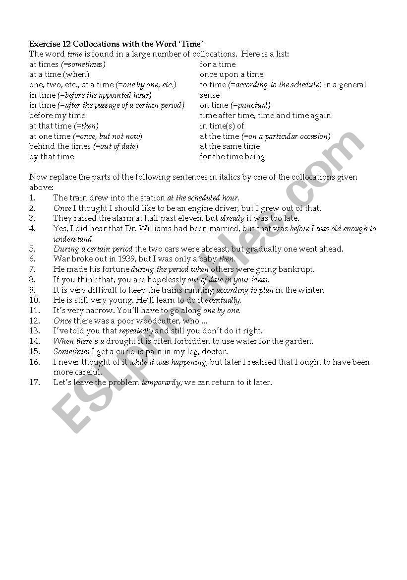 prepositions worksheet