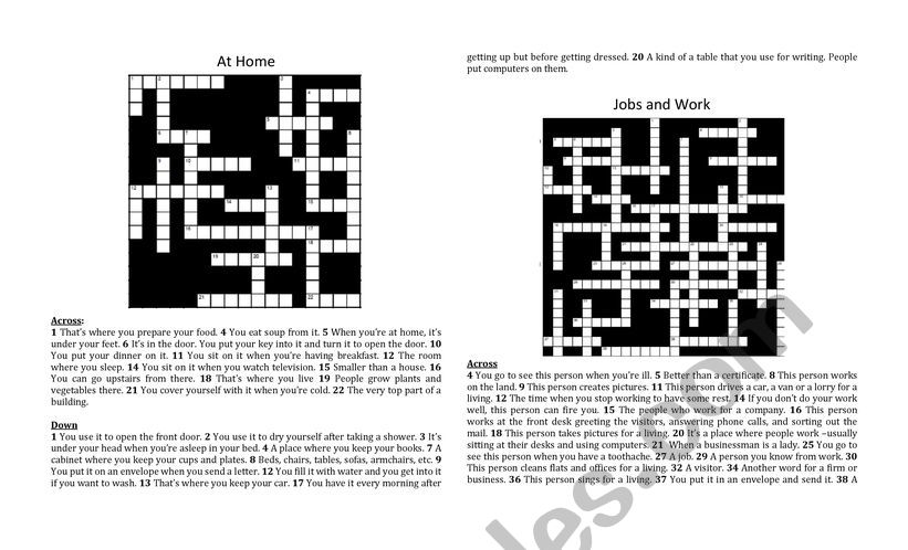 A2 - 12 page Language Practice Booklet