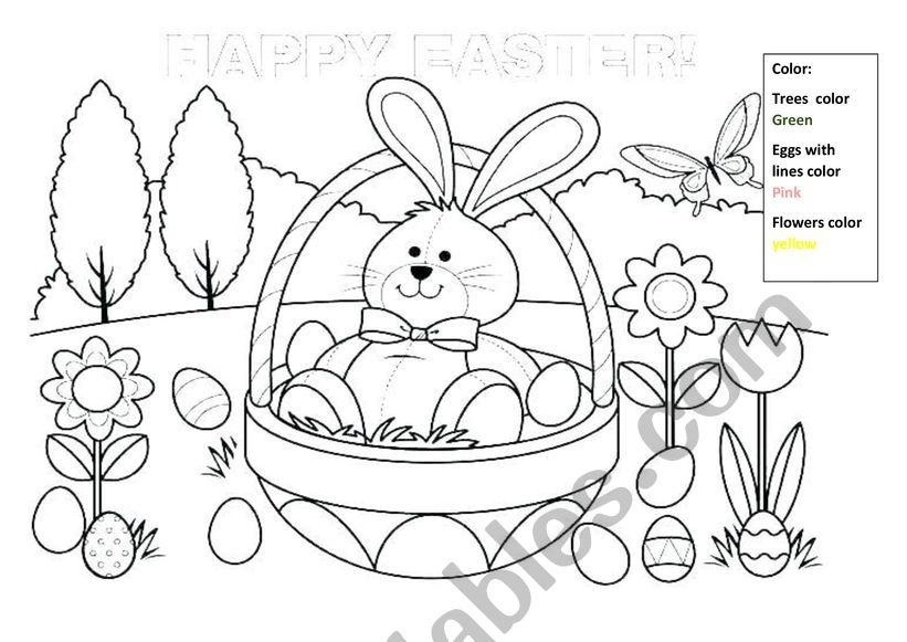 Easter Coloring  worksheet