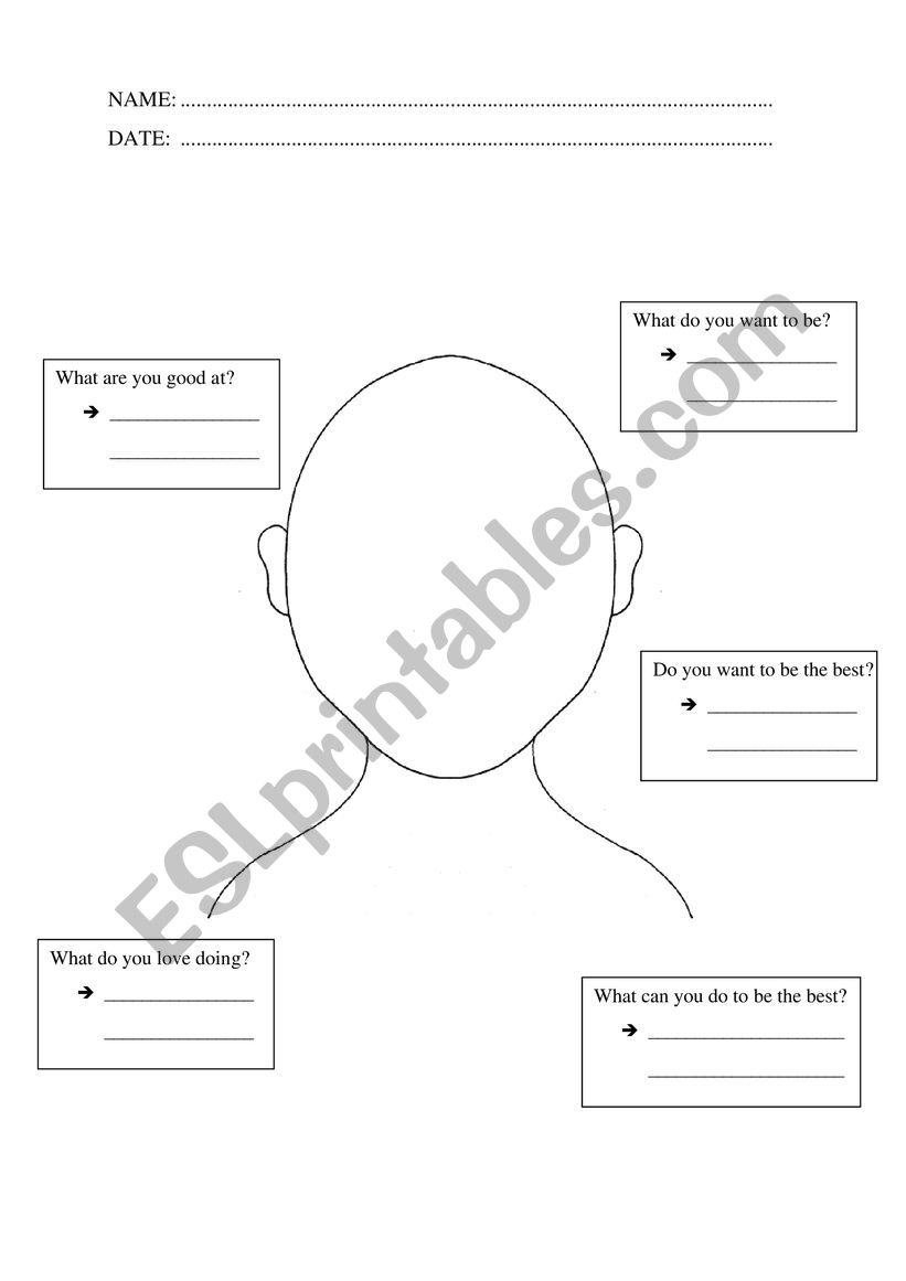 Draw a face worksheet