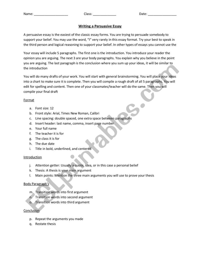 How to Write a Book Review worksheet