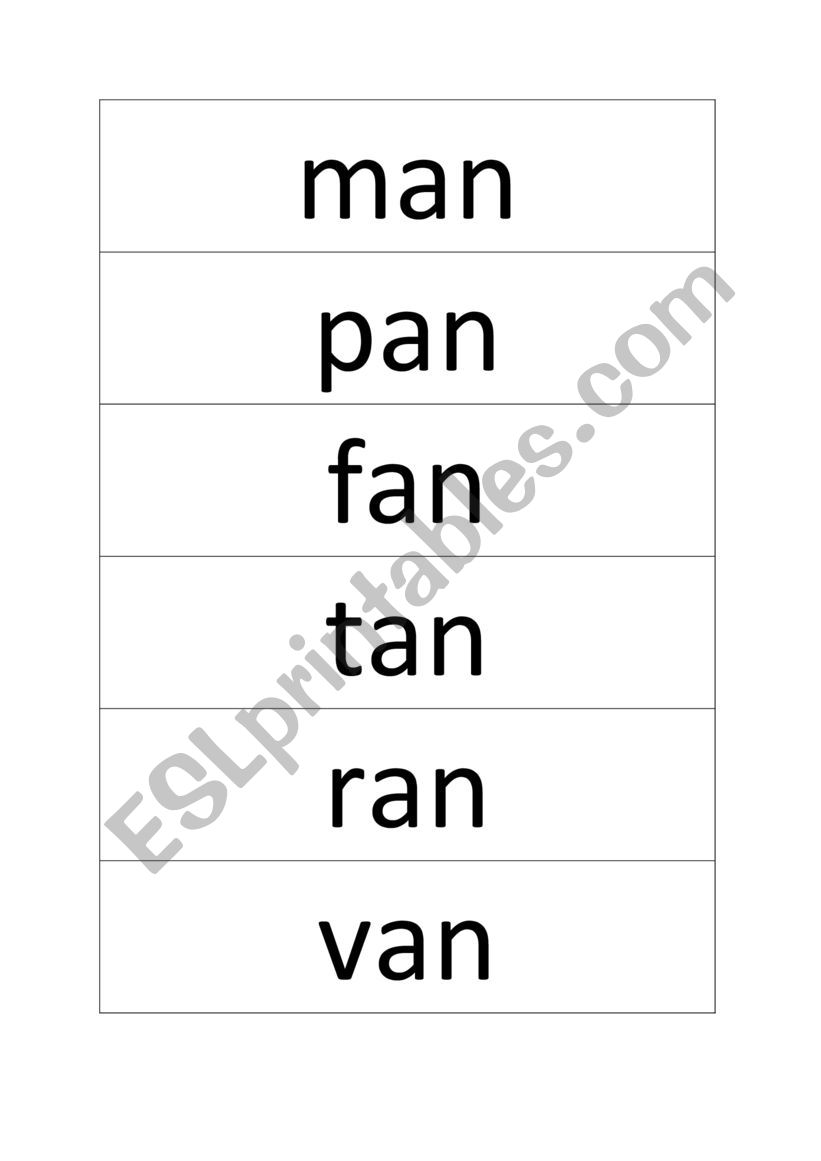 Spelling words worksheet