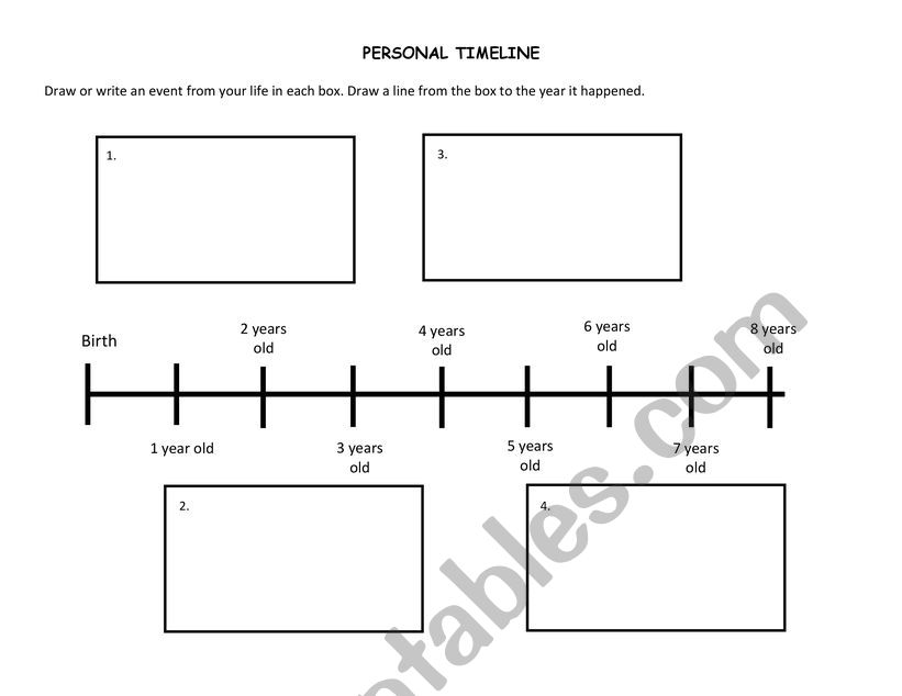  Timeline work sheet worksheet