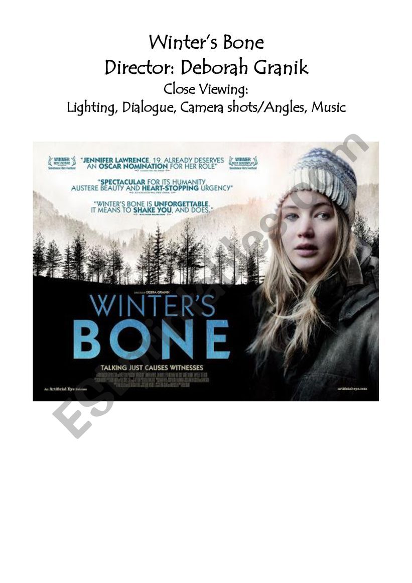 Winters  Bone - Close Film Viewing